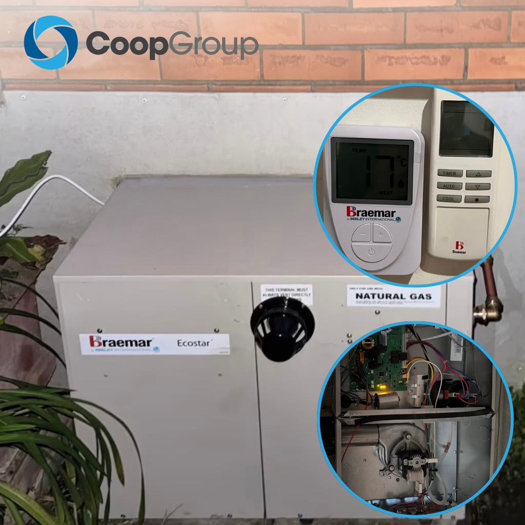 Heater Changeover Complete – New Braemar Ducted Heating Installation by Coop Group